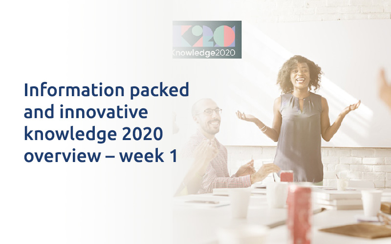Information packed and innovative knowledge 2020 overview
